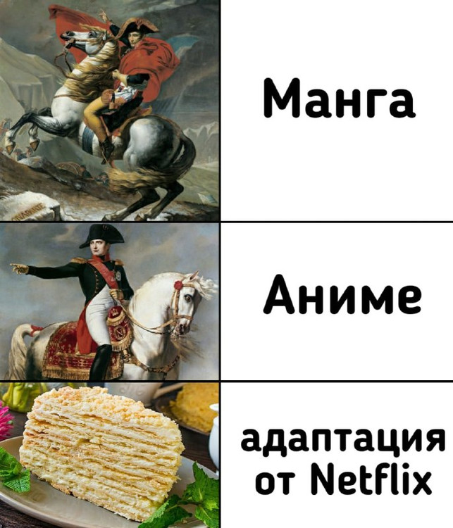 Манга - Аниме - Адаптация Нетфликс